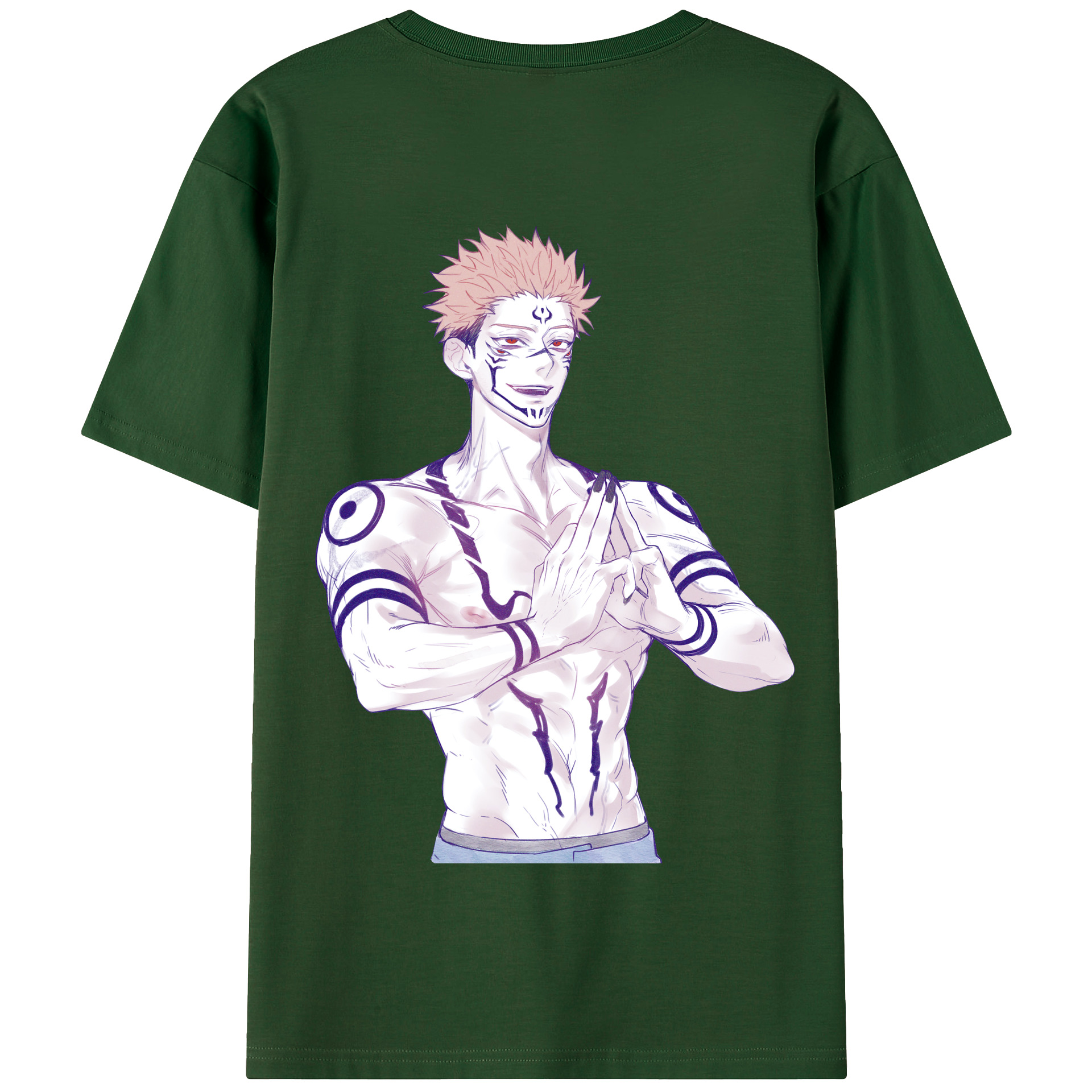 （画像用） 呪術廻戦 Jujutsu Kaisen 綿100％半袖Tシャツ（背面プリント）
